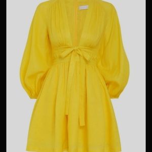 Shelly Plunge Bow Mini Dress